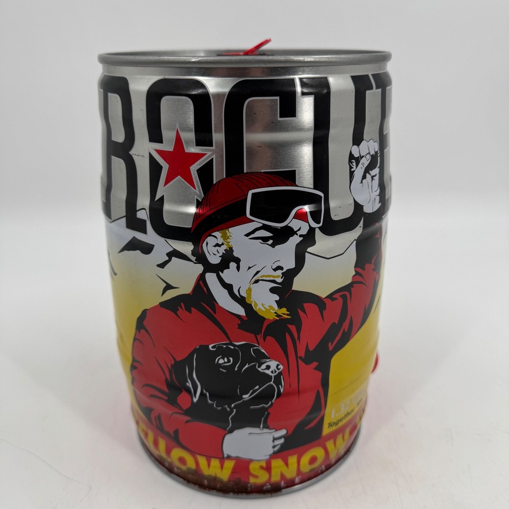 Rogue Ales Yellow Snow Stout Beer Mini‎ Keg Empty Man Dog Unrinsed Collectible